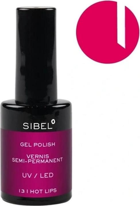 Sibel Gel Nail Polish Color 13 Hot Lips - 14 Milliliters (Hot Lips, Gel-Effekt Nagellack)