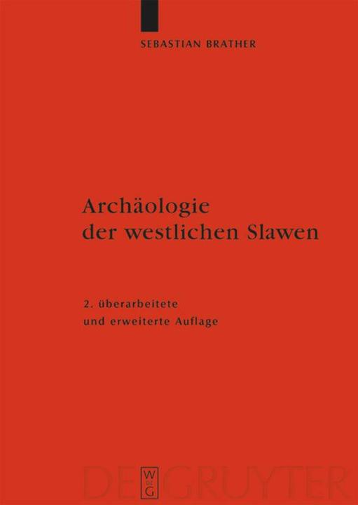 Produktbild Archäologie der westlichen Slawen (Deutsch, Sebastian Brather)