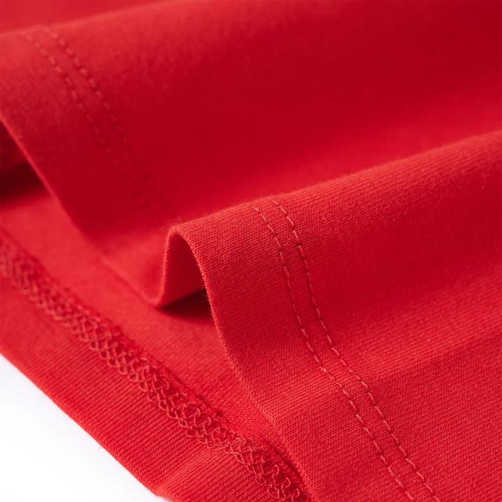 Immagine prodotto vidaXL Camicia da bambino a maniche lunghe rosso 92,Materiale: 95% cotone. 5 (92)