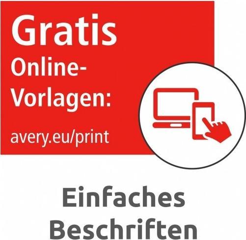 Actual product image Avery Universal labels 210 x 297 mm, 10 sheets