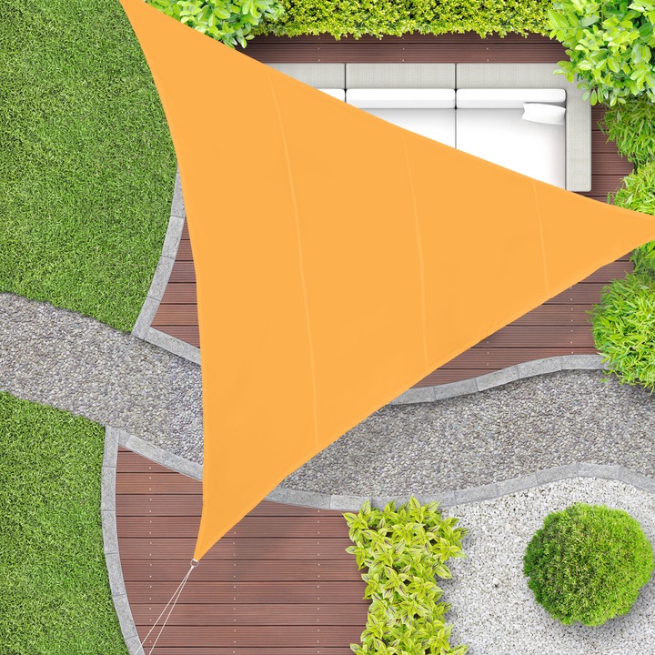 Actual product image Relaxdays Shade sail (600 x 510 x 0.1 cm)