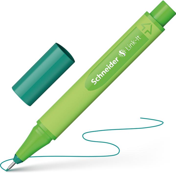 Schneider Fineliner Link-It - Turquoise (Turkoois, 10 x)