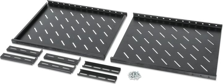 Actual product image Intellinet 48,3cm shelf depth adjustable 19 inch 550-1100mm 1 U load capacity up to 45kg