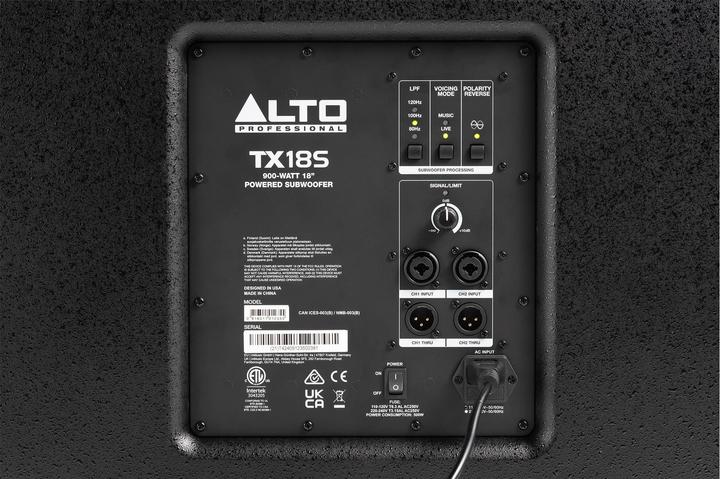 Actual product image Alto TX18S (Active, 1x 900 W)