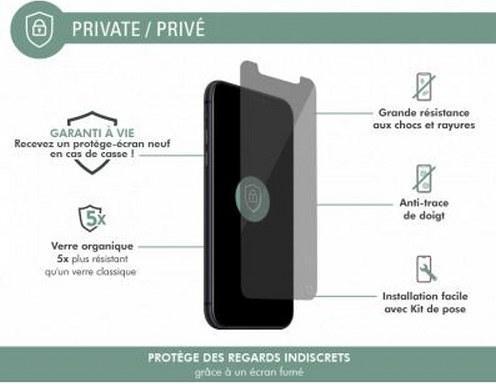 Image du produit Bigben Connected Protection d'écran en verre pour la confidentialité (1 pcs, Apple iPhone 11 Pro Max, Apple iPhone XS Max)