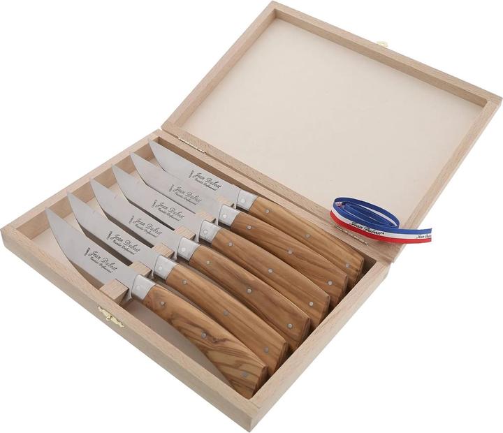 Produktbild Laguiole Jean Dubost Steakmesser Set 6-tlg. BISTRONOMY braun (6 Stück, Messer)