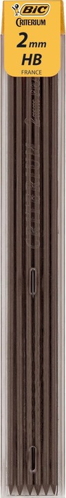 Immagine prodotto Bic Criterium refill 2.0 mm, 6 refill (Mine di ricambio, Grigio, 2 mm)