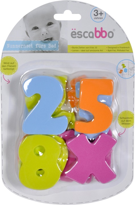 Produktbild Ëscabbo Badesticker Zahlen