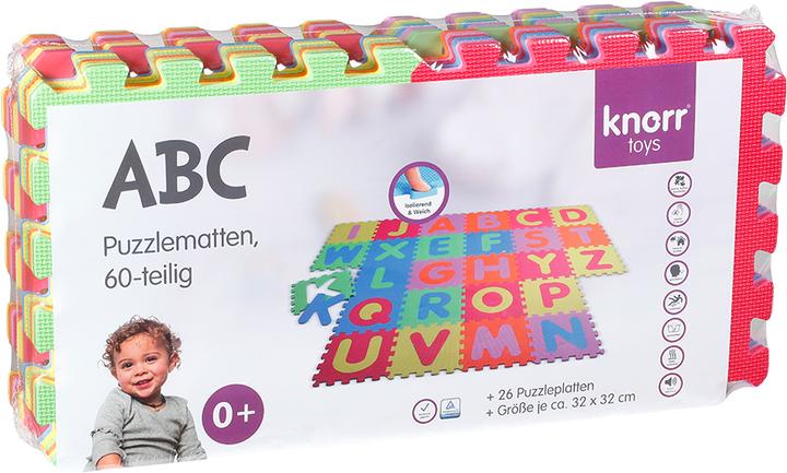 Produktbild Knorrtoys Puzzlematte - "Alphabet"/26-tlg./32 cm (160 x 160 cm)