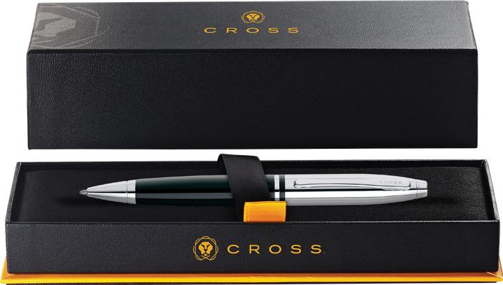 Produktbild Cross Kugelschreiber Calais Schwarzlack und Chrom in Geschenkbox (Schwarzlack und Chrom, 1 x)