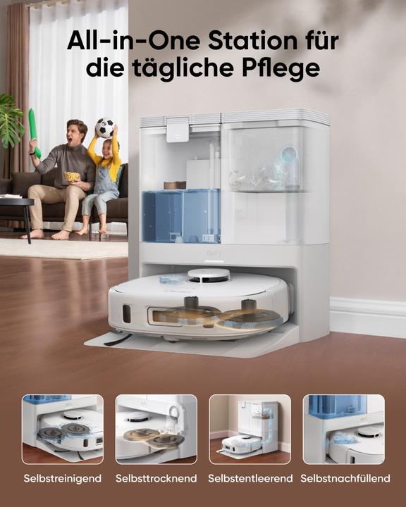 Actual product image eufy Omni X10 Pro (8000 Pa, Wiping pads (rotating))