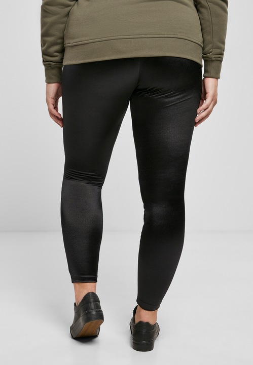 Actual product image Urban Classics Ladies Shiny Tech Mesh Leggings (M)
