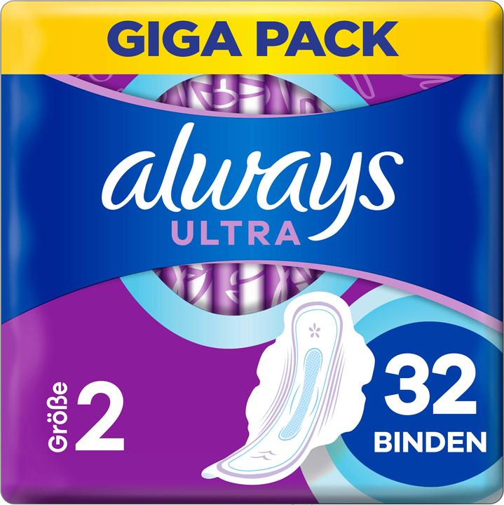 Actual product image Always Ultra bandage (32 x)