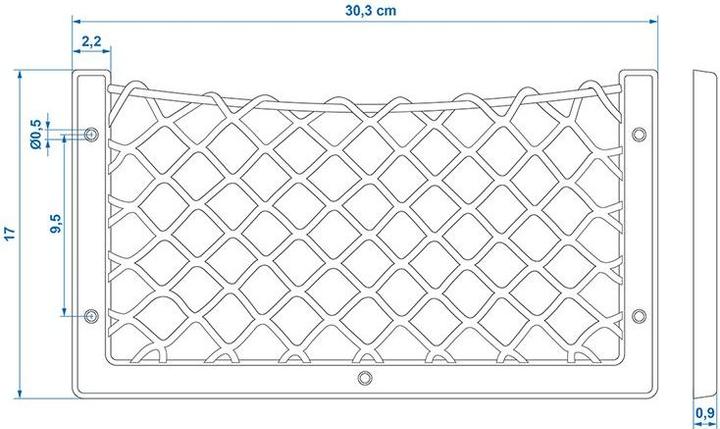 Produktbild ProPlus Ablagenetz