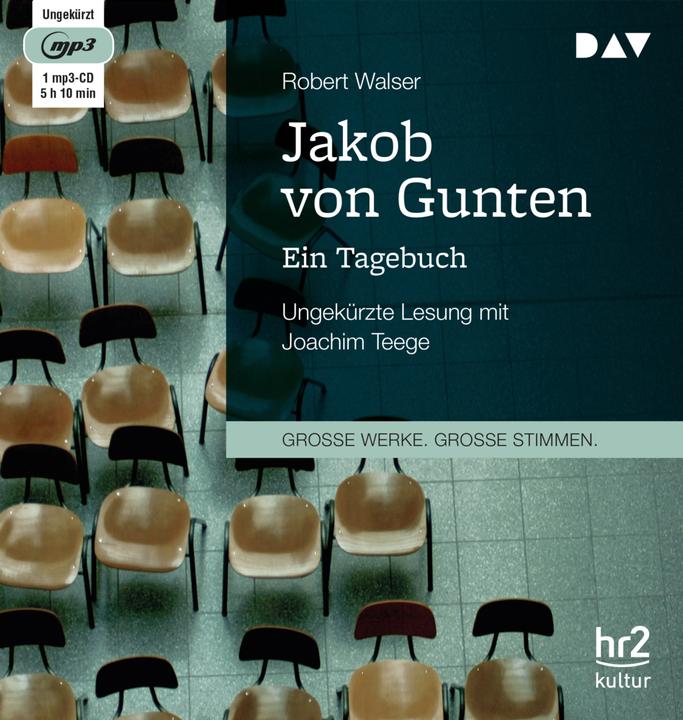 Actual product image Jakob von Gunten. A diary (Robert Walser, German)