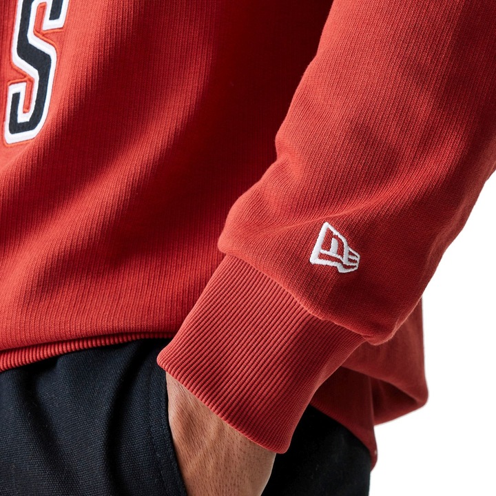 Produktbild New Era Oversize NBA Pullover - FLORAL Chicago Bulls rot XL (XL)