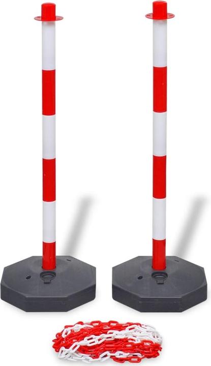 vidaXL Kettenpfosten-Set