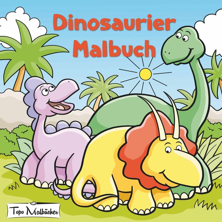 Produktbild Dinosaurier Malbuch