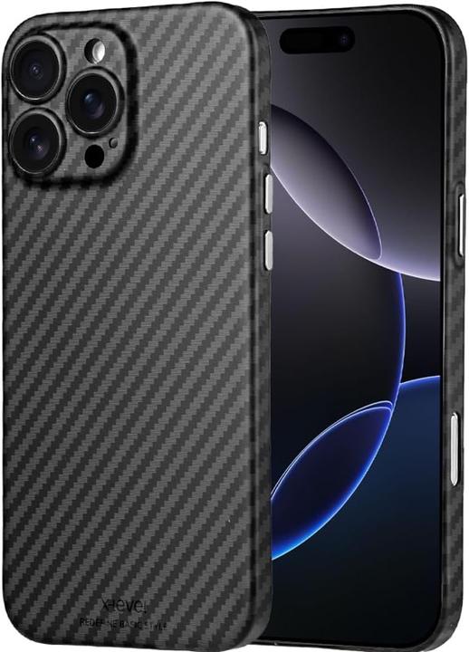 Produktbild X-Level iPhone 16 Pro - Carbon Nanofiber Backcase (Apple iPhone 16 Pro)