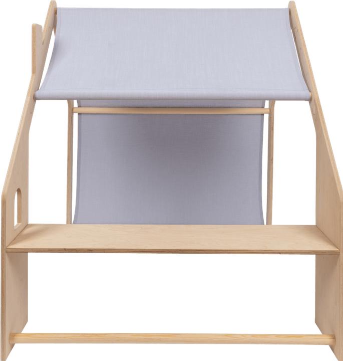 Actual product image Activity Board Wooden house with blue roof