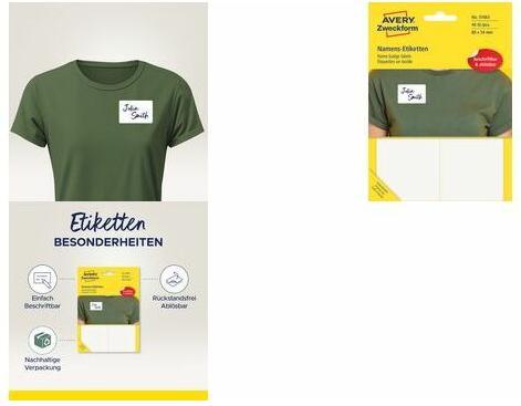 Immagine prodotto Avery Etichette del nome