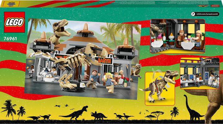 Image du produit LEGO Attaque du T. rex et du raptor sur le centre des visiteurs (76961, LEGO Jurassic World)