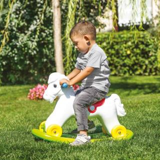 Image du produit Dolu Cheval à Bascule Et Figurine De Marche 2 En 1