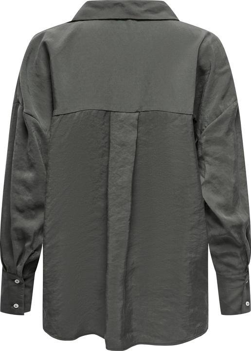 Produktbild Only Locker geschnitten Hemdkragen Ärmelbündchen mit Knopf Tief angesetzte Schulter Hemd Hemd (XL)