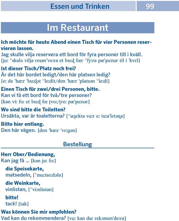 Produktbild Pocket-Sprachführer Schwedisch (Deutsch, Schwedisch, 2018)