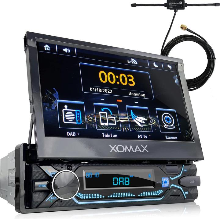 Actual product image Xomax XM-V748D Car Radio