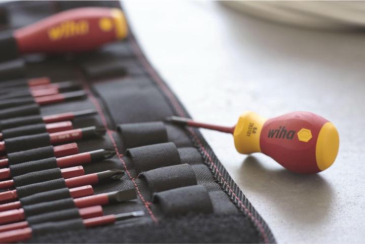 Actual product image Wiha Screwdriver and bit set (Phillipps cross recess (PH), Torx (TX), Allen screw, Pozidriv cross recess (PZ), Slotted screws)
