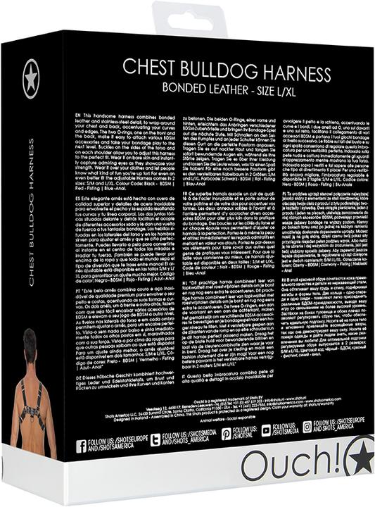 Actual product image Ouch! Chest Bulldog Harness - L/XL (L)