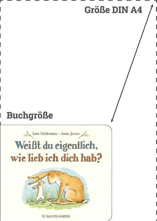 Produktbild Weisst du eigentlich, wie lieb ich dich hab? (Deutsch, Sam McBratney, 1990)