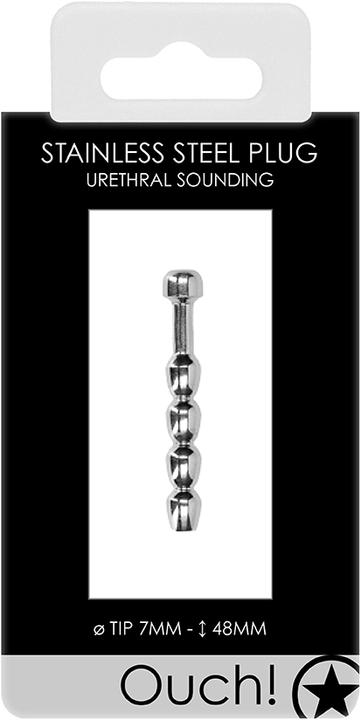 Produktbild Ouch! Urethral Sounding - Metal Plug - 7mm