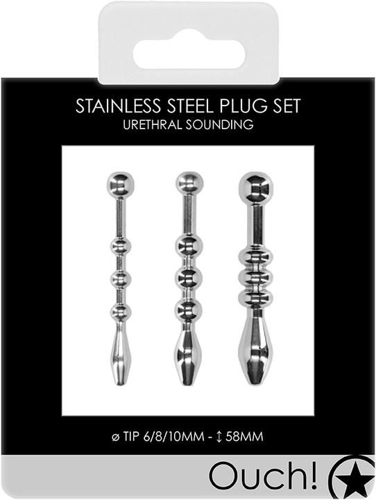 Productafbeelding Ouch! Urethrale Sounding - Metalen Plug Set