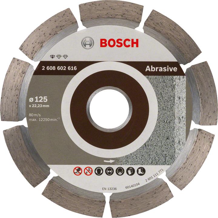 Produktbild Bosch Professional Zubehör Diamanttrennscheibe Standard for Abrasive, 125 x 22,23 x 6 x 7 mm