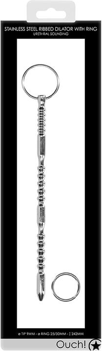 Immagine prodotto Doc Johnson Urethral Sounding - Metal Ribbed Dilator With Ring