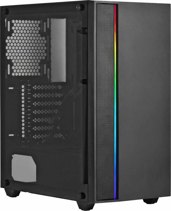 Actual product image Spire Enclosure Vision 7038 RGB +3x 12cm RGB FANS (ATX, mATX)