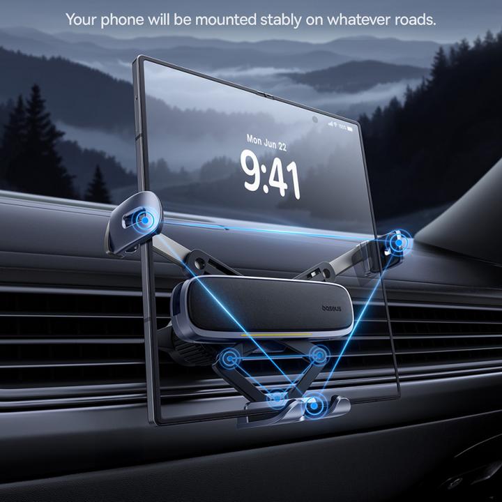 Produktbild Baseus Car Holder UltraControl, Universal, Black