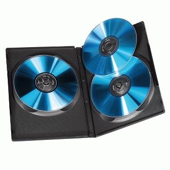 Image du produit Hama Boîtier vide pour DVD Triple Box, paquet de 5