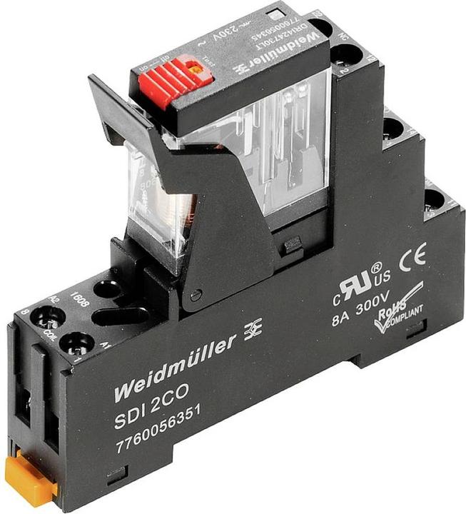 Produktbild Weidmüller Schaltrelais 92-126,5V/AC 2W IP20 2476930000