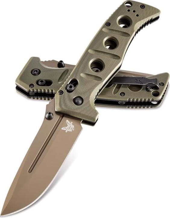 Produktbild Benchmade Adamas Olive Drab Plain (9.70 cm)