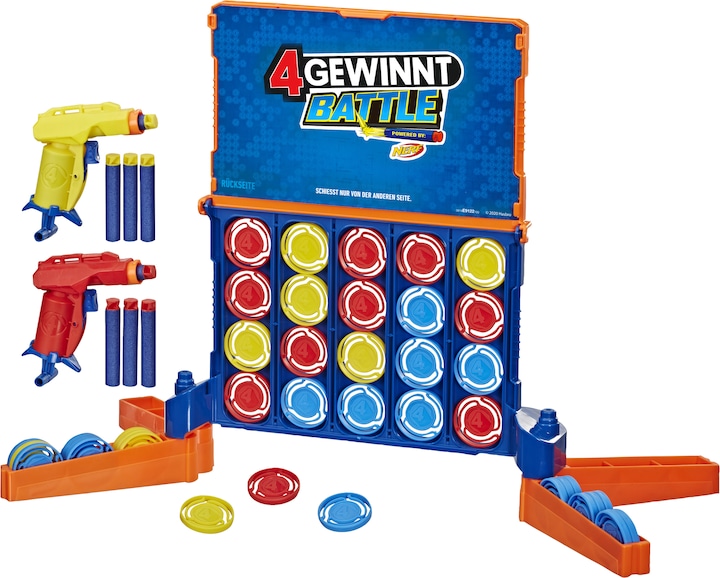 Actual product image Hasbro Gaming 4 wins Battle game with Nerf Blastern