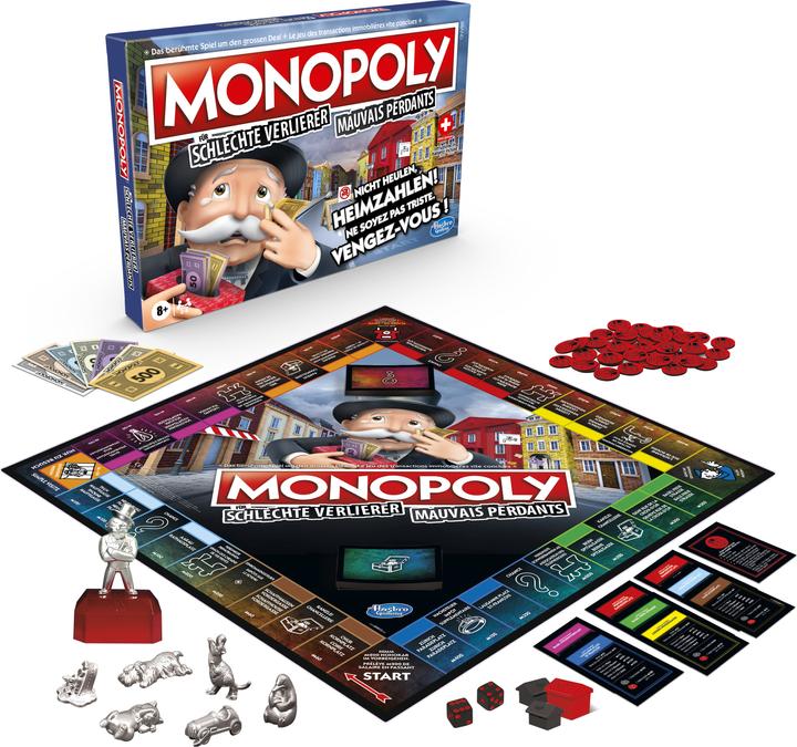 Produktbild Monopoly für schlechte Verlierer (Deutsch, Französisch, Italienisch)