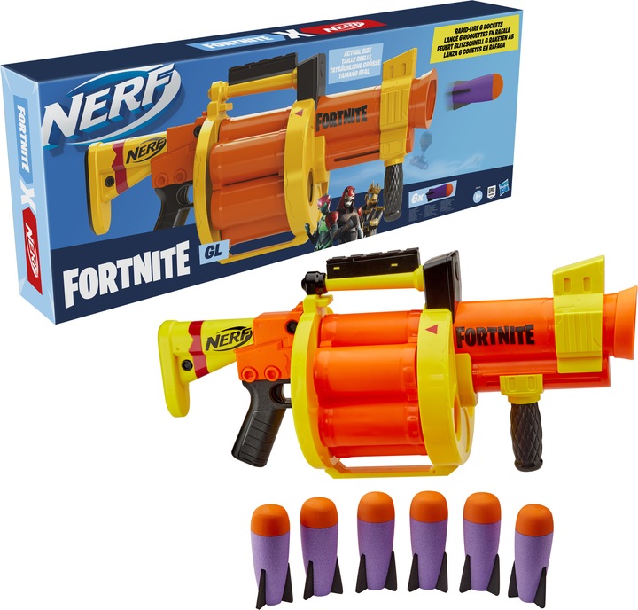 Actual product image Nerf Fortnite GL Blaster