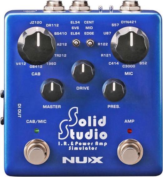 NUX NSS-5 Solid Studio Amp Simulator with Jack Cable (Bass, Guitar)
