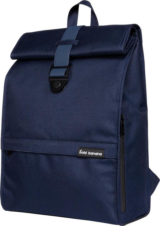 Immagine prodotto Bold Fett Bananen -Laptop -Rucksack / Rucksack / Schultasche - 15,6 Zoll - Rolltop - Blau