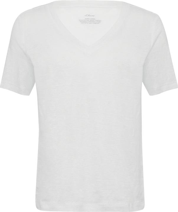 Immagine prodotto S.Oliver T-Shirt T-Shirt aus Leinen mit V-Ausschnitt (46)