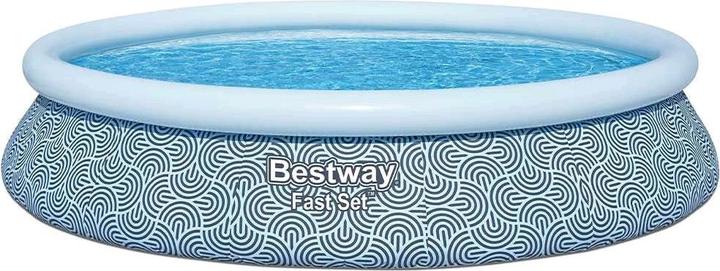 Bestway Fast Set Aufblasbarer Pool und Filterpumpe 29 W (457 x 84 cm)