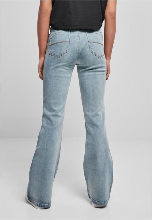 Produktbild Urban Classics Ladies High Waist Flared Denim Pants (31)
